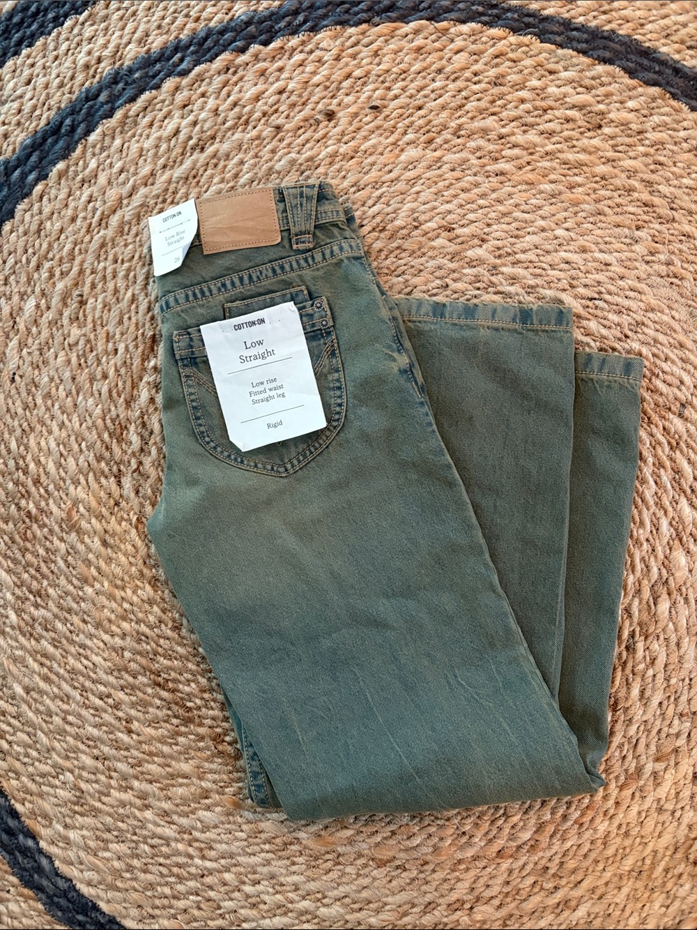 Cotton On Cliff Blue Straight-Leg Women's Jeans